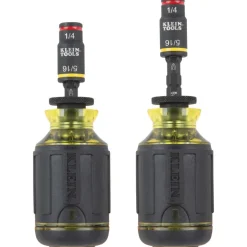 Klein Tools 10-in-1 Impact-Rated Stubby Driver Set with Flip Socket 32308F