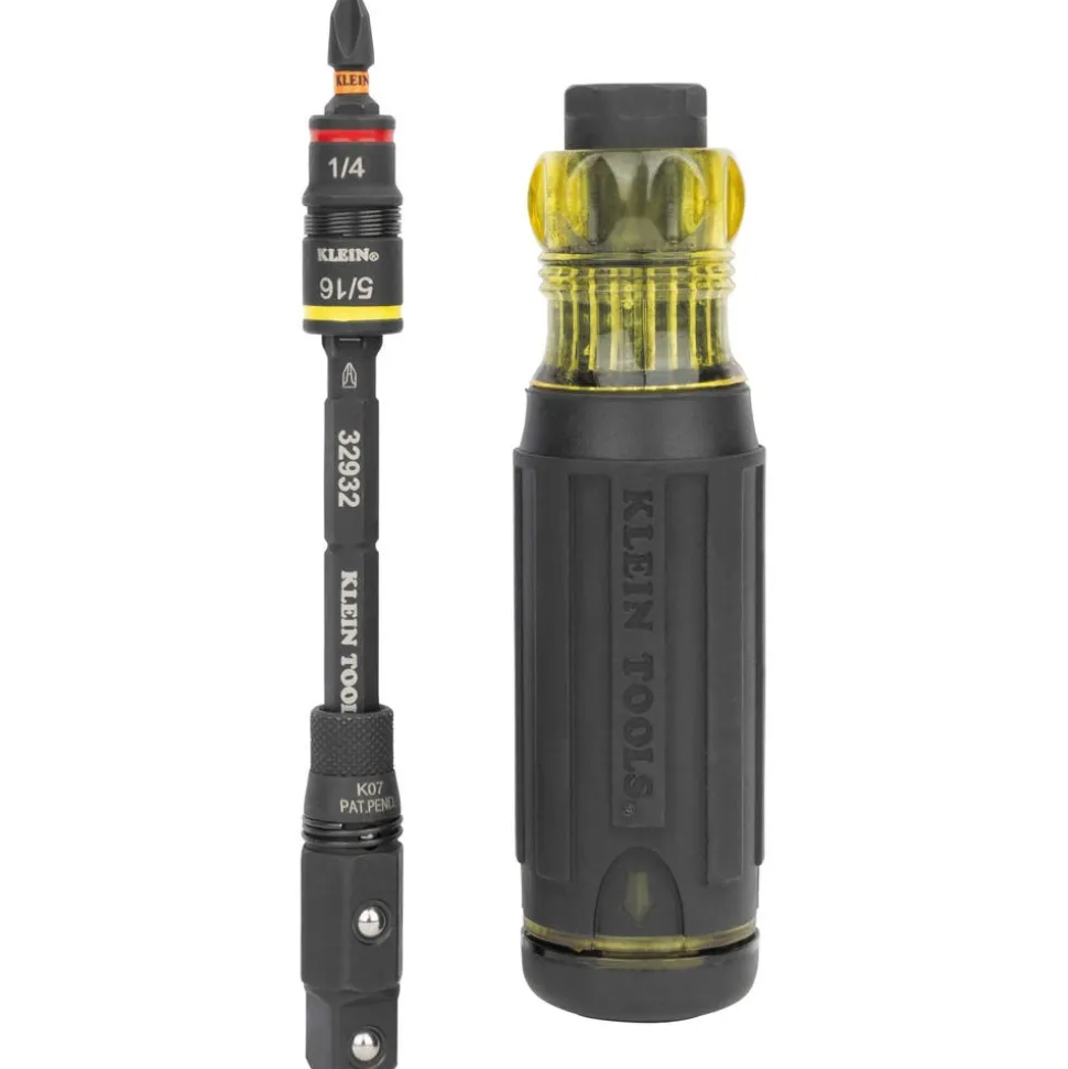 Klein Tools KNECT 16-in-1 Impact Rated Hybrid Screwdriver / Nut Driver 32516HD