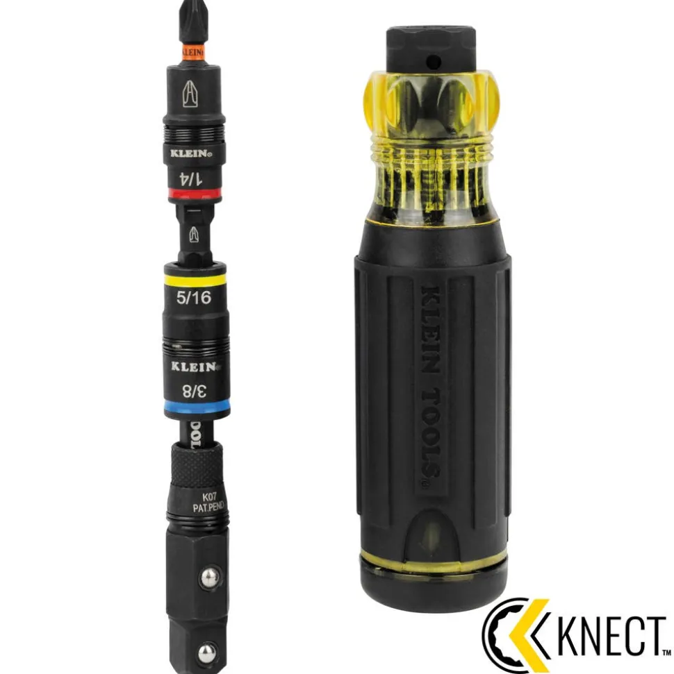 Klein Tools KNECT™ 17-in-1 Impact-Rated Hybrid Screwdriver / Nut Driver 32517HD