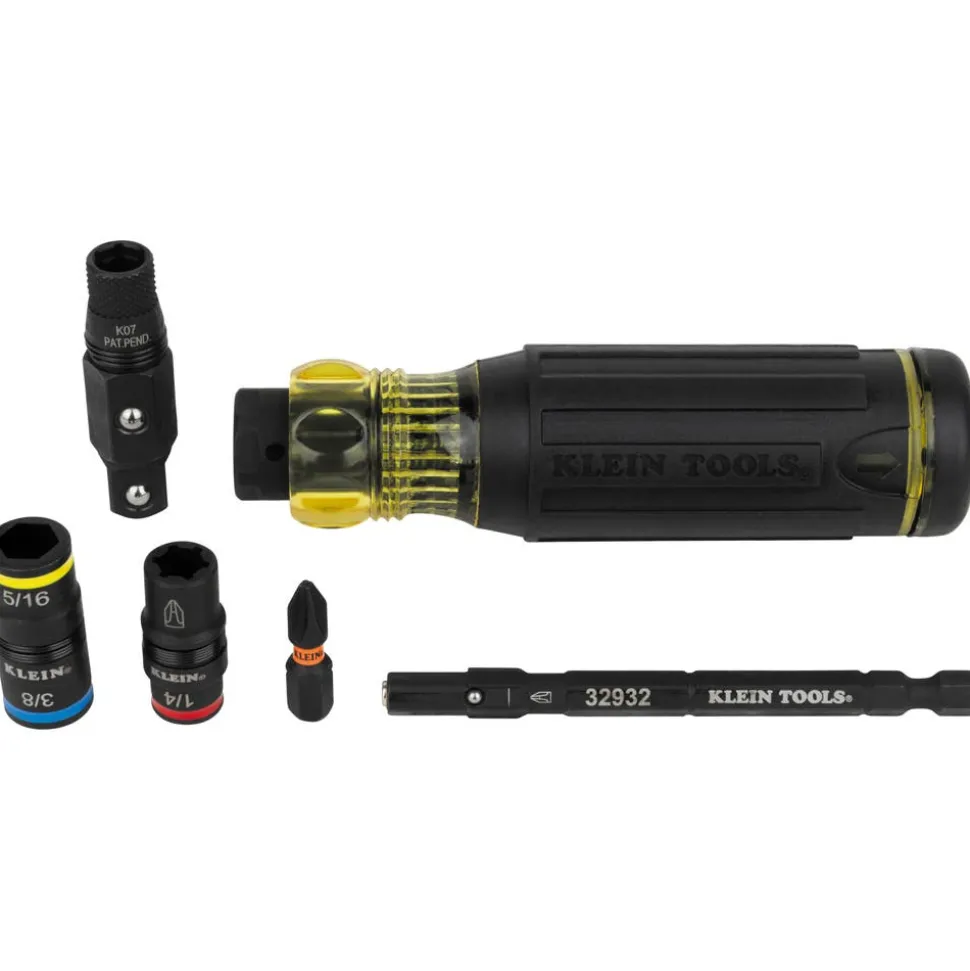 Klein Tools KNECT™ 17-in-1 Impact-Rated Hybrid Screwdriver / Nut Driver 32517HD