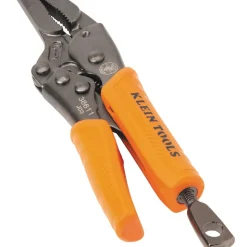 Klein Tools Locking Pliers Set, C-Clamp, Long Nose, Curved Jaw, 3-Piece 38664