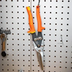 Klein Tools Long Cut Aviation Snips, Straight 1302S
