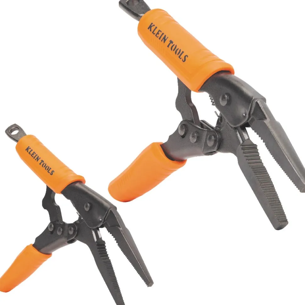 Klein Tools Long Nose Locking Pliers Set, 6- and 9", 2-Piece 38661