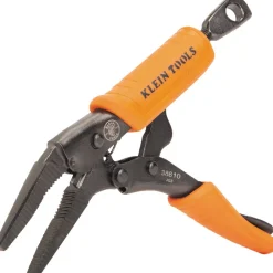Klein Tools Long Nose Locking Pliers, 4" 38610