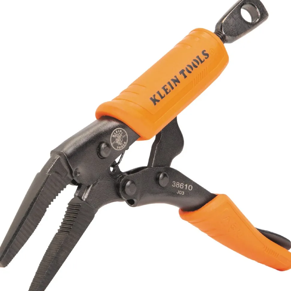 Klein Tools Long Nose Locking Pliers, 4" 38610