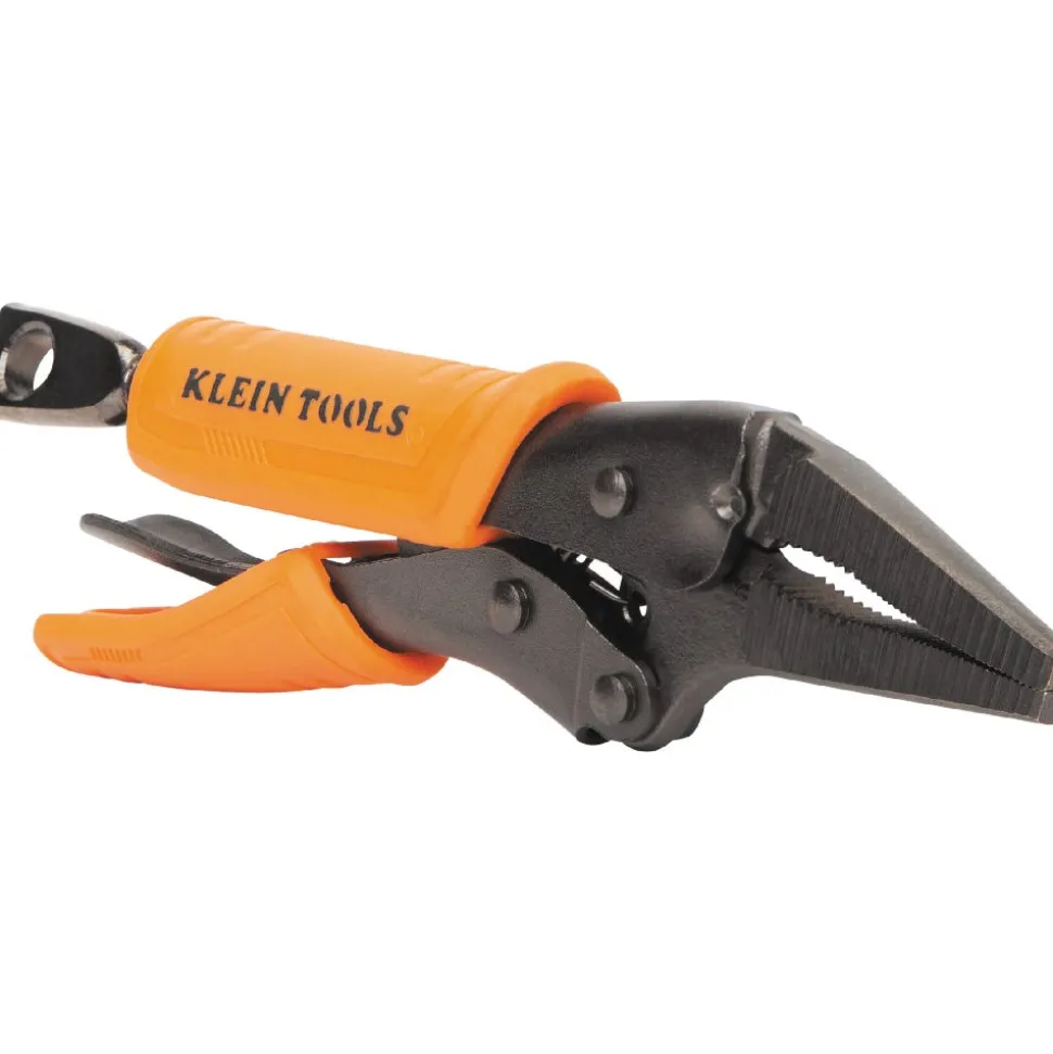 Klein Tools Long Nose Locking Pliers, 4" 38610