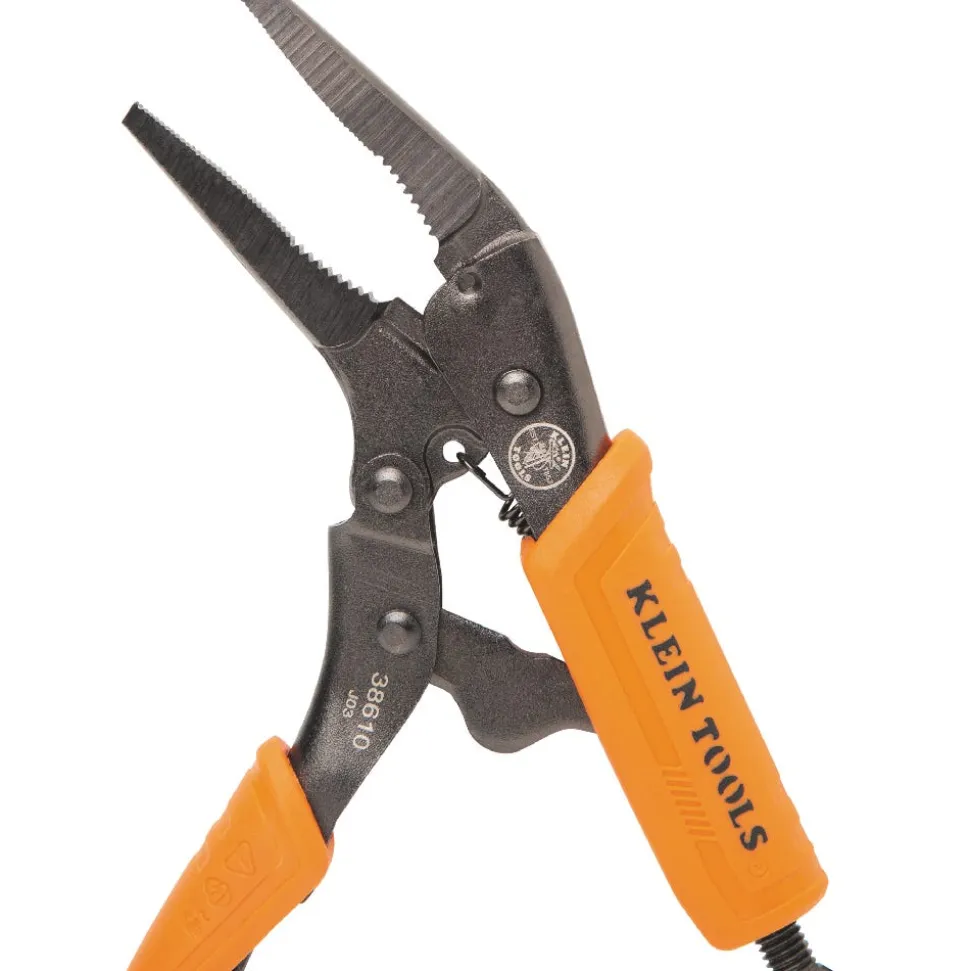 Klein Tools Long Nose Locking Pliers, 4" 38610
