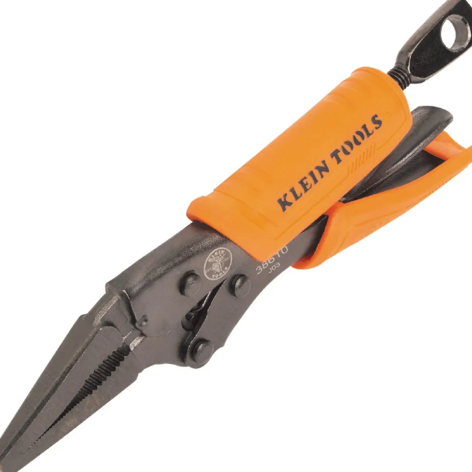 Klein Tools Long Nose Locking Pliers, 4" 38610