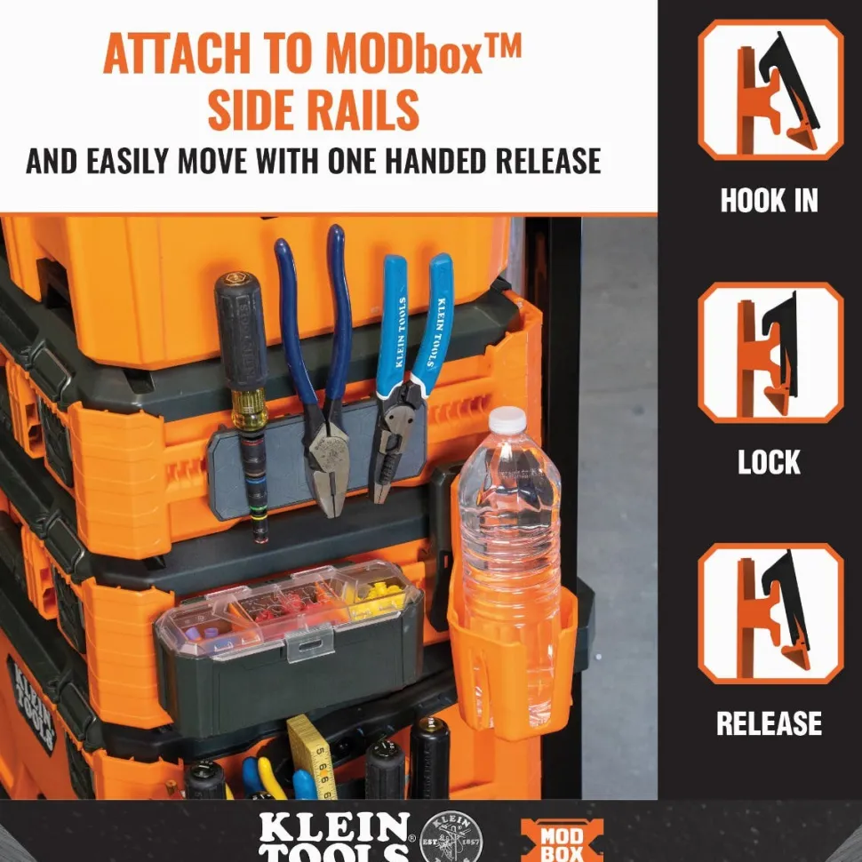 Klein Tools MODbox Cup Holder Rail Attachment 54817MB