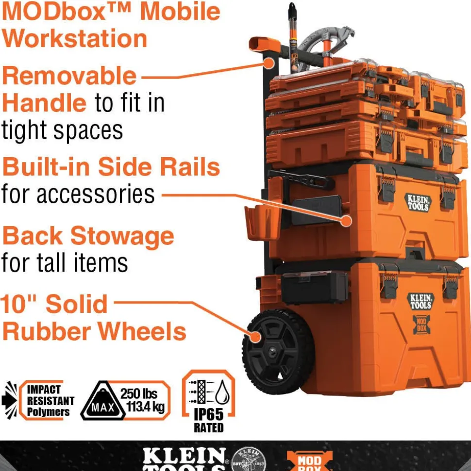 Klein Tools MODbox Tall Component Box, Full Width 54806MB