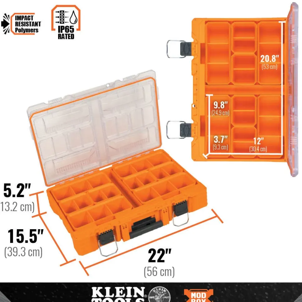 Klein Tools MODbox Tall Component Box, Full Width 54806MB