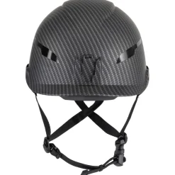 Klein Tools Safety Helmet, Premium KARBN Pattern, Non-Vented, Class E, Headlamp 60515