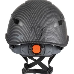 Klein Tools Safety Helmet, Premium KARBN Pattern, Vented, Class C, Headlamp 60517