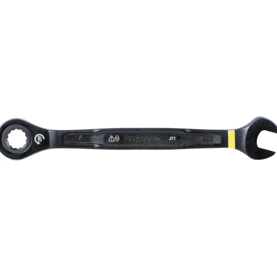 Klein Tools 90-Tooth Ratcheting Combo Wrench Set, Metric, 8-Piece 69408MG