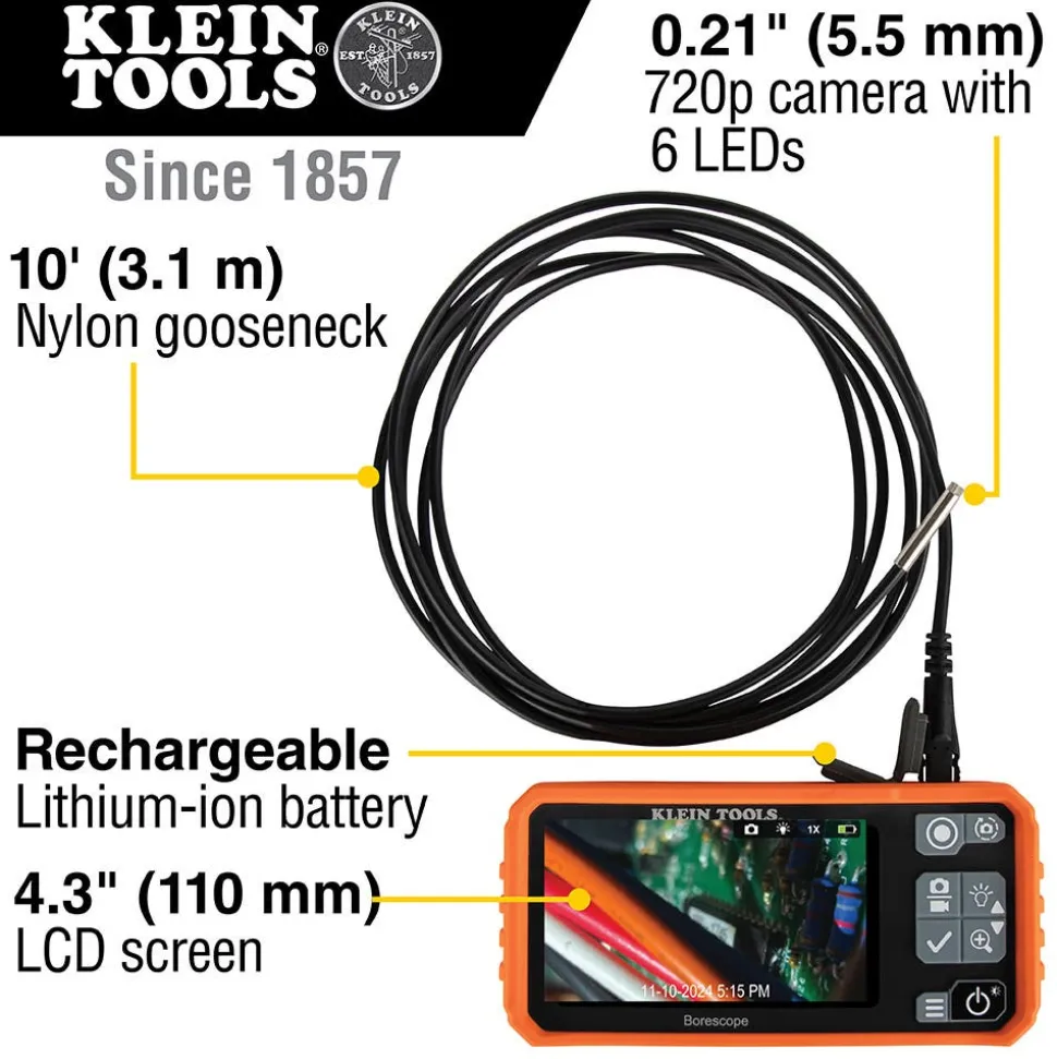 Klein Tools Utility Borescope ET17