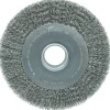 Klein Tools 10" Wide Face Crimped Wire Wheel, .020" Steel Fill, 2" Arbor Hole 3210