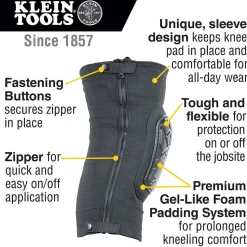 Klein Tough-Flex Knee Pad Sleeve L/XL 60630