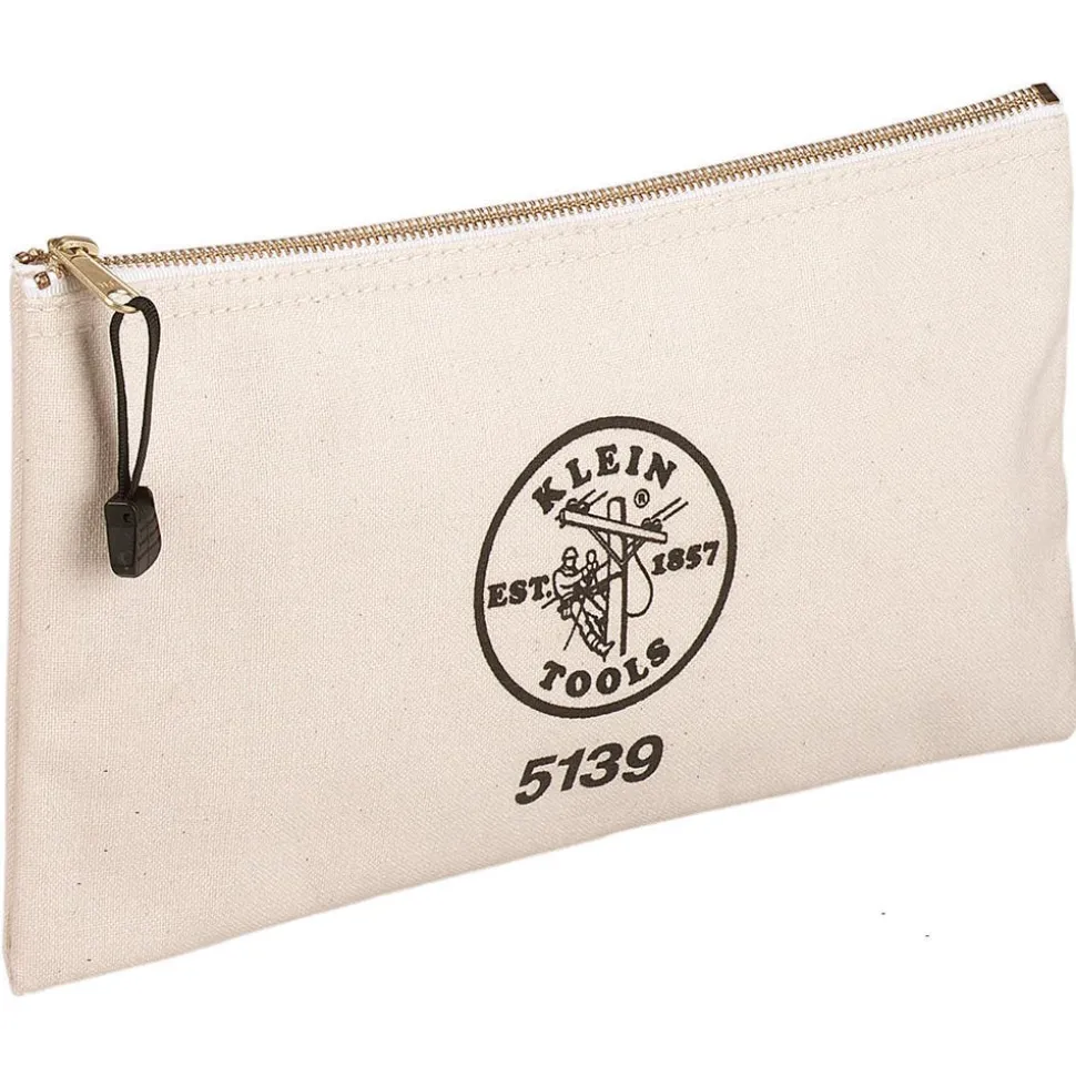 Klein Zipper Bag, Canvas Tool Pouch 125" x 7" x 425" 5139