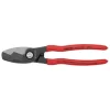 Knipex 8" Cable Shears-Twin Cutting Edges 95 11 200