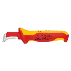 Knipex 7" Dismantling Knife-1000V Insulated 98 55