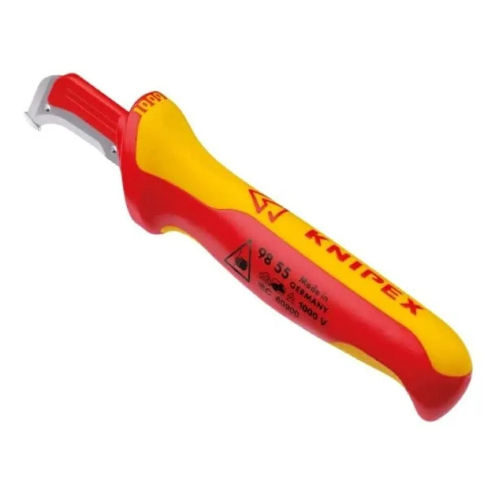Knipex 7" Dismantling Knife-1000V Insulated 98 55