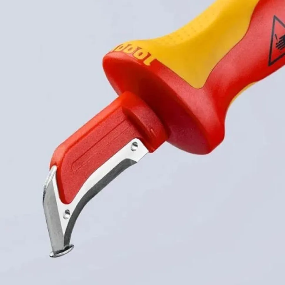 Knipex 7" Dismantling Knife-1000V Insulated 98 55