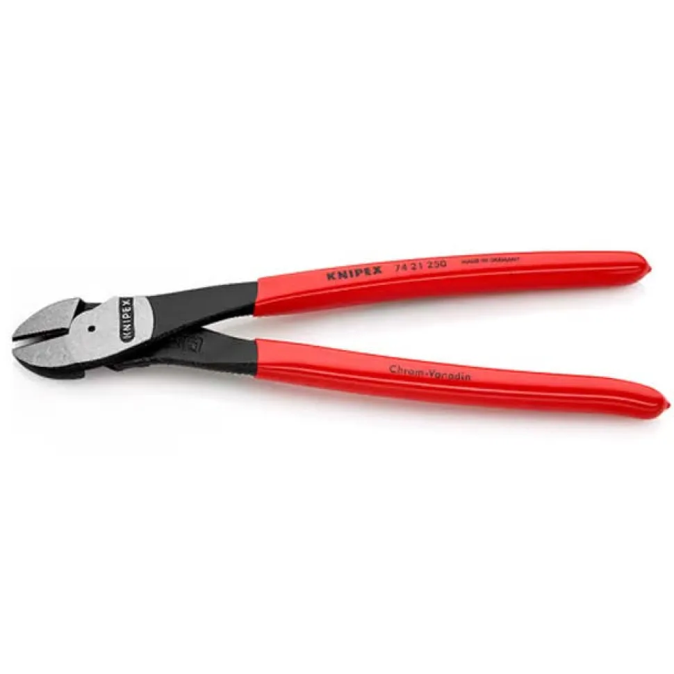 Knipex 8" High Leverage 12° Angled Diagonal Cutters 74 21 200 SBA