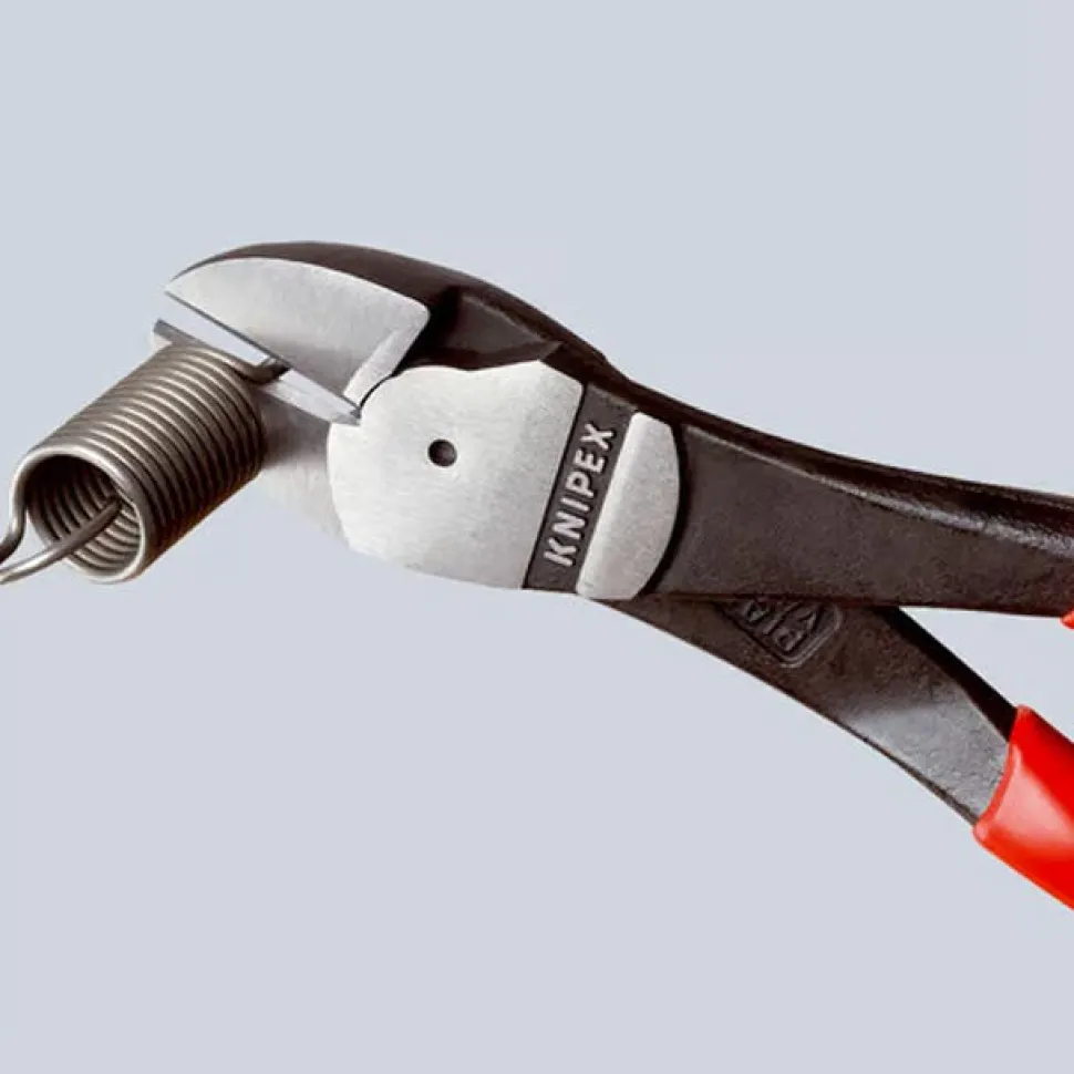 Knipex 8" High Leverage 12° Angled Diagonal Cutters 74 21 200 SBA