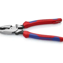 Knipex 9 1/2" High Leverage Lineman's Pliers New England Head-Tethered Attachment 09 02 240 T BKA