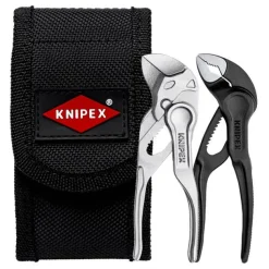 Knipex 2 Piece Mini Pliers XS Set w/ Belt Pouch 00 20 72 V04 XS