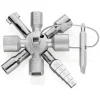 Knipex 3 1/2" TwinKey® Universal Control Cabinet Key 00 11 01