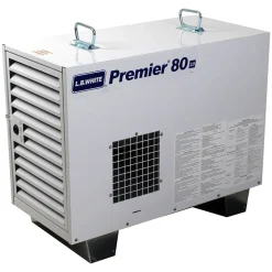 L.B. White PREMIER 80 DF 2.0 Duel Fuel Enclosed Flame Portable Heater 80,000 BTUs