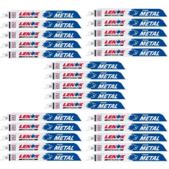Lenox Lazer Bi-Metal Reciprocating Saw Blades, 9-Inch, 14 TPI, 25/Pk 20179B9114R