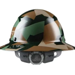 Lift DAX Carbon Fiber Full Brim Hard Hat (Jungle Camo) HDC-20CJ