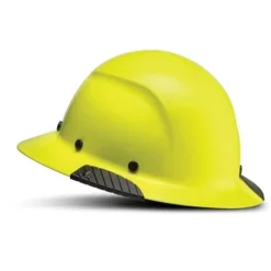 Lift DAX Fiber Resin Full Brim Hard Hat - Hi-Viz (Yellow) HDF-18HV