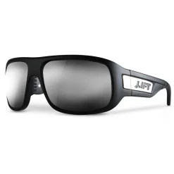 Lift Matte Black Bold Safety Glasses With Silver Revo Lens EBD-15MKSR