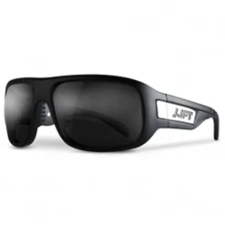 LIFT Safety Matte Black Frame - Smoke Lens Bold Safety Glasses EBD-14MKST