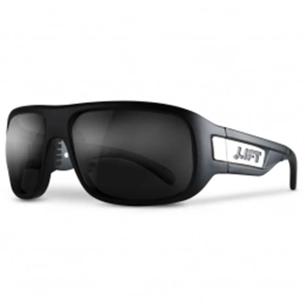 LIFT Safety Matte Black Frame - Smoke Lens Bold Safety Glasses EBD-14MKST