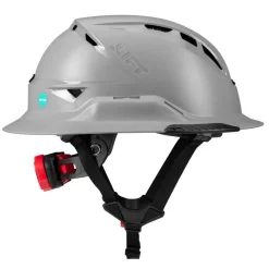 Lift Safety RADIX Type 2 Full‑Brim Vented Safety Helmet – Grey HRXF-25YC2
