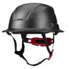 Lift Safety RADIX Type 2 Full‑Brim Non‑Vented Safety Helmet – Carbon HRXF-25CKE2