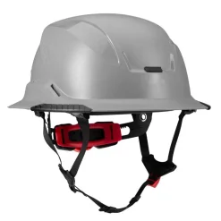 Lift Safety RADIX Type 2 Full‑Brim Non‑Vented Safety Helmet – Grey HRXF-25YE2