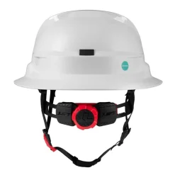 Lift Safety RADIX Type 2 Full‑Brim Non‑Vented Safety Helmet – White HRXF-25WE2