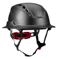 Lift Safety RADIX Type 2 Full‑Brim Vented Safety Helmet – Carbon HRXF-25CKC2