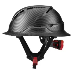 Lift Safety RADIX Type 2 Full‑Brim Vented Safety Helmet – Carbon HRXF-25CKC2
