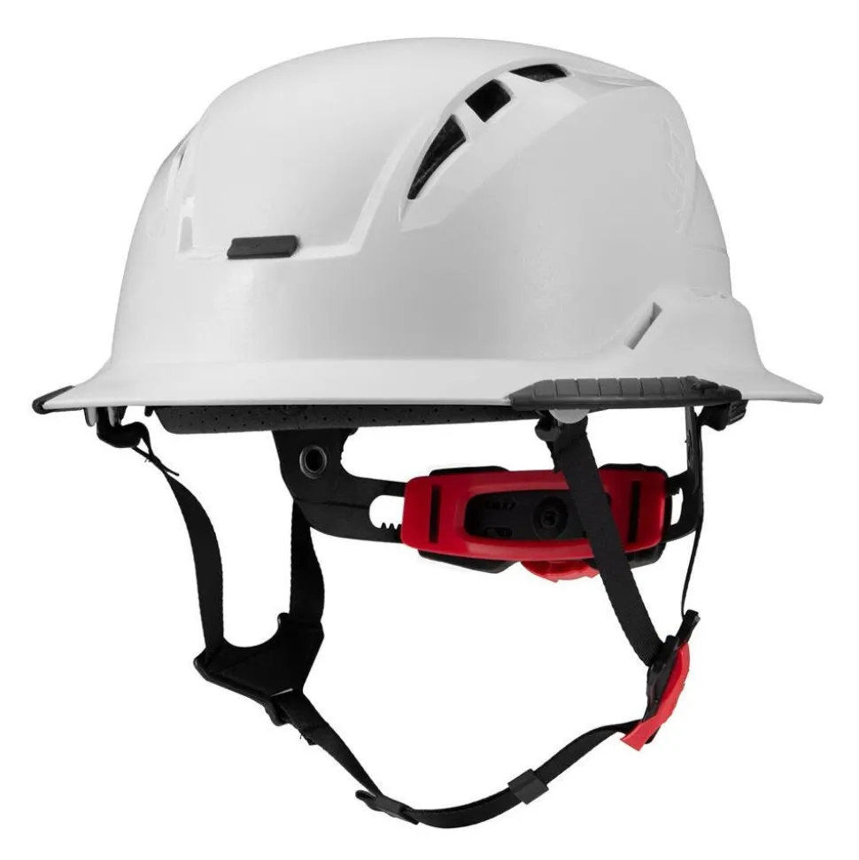 Lift Safety RADIX Type 2 Full‑Brim Vented Safety Helmet – White HRXF-25WC2