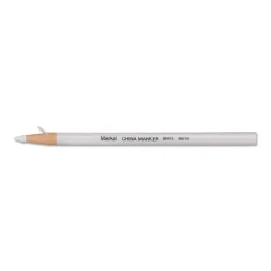 Markal China Marker, White, Paper-Wrapped Grease Penicel 10 Pack 434-96010