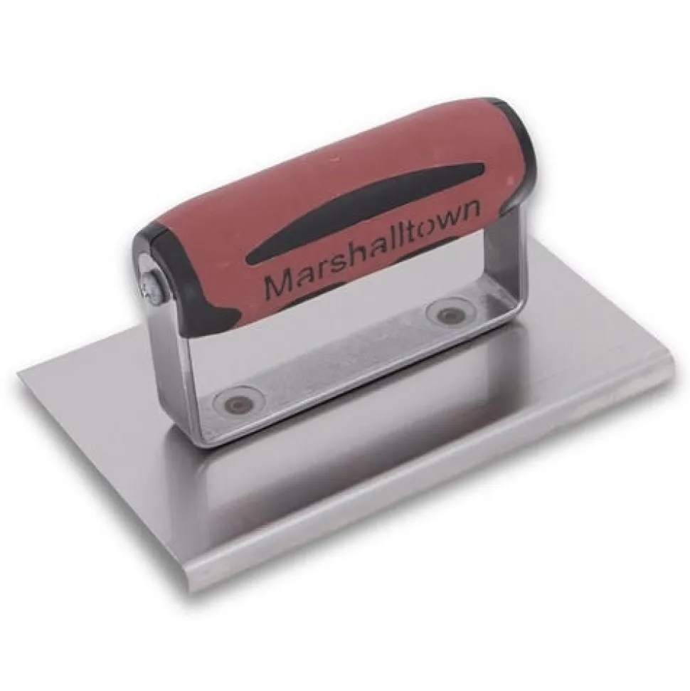 Marshalltown 6" x 4" Straight End Hand Edger w/ 3/8" Radius 165SSD