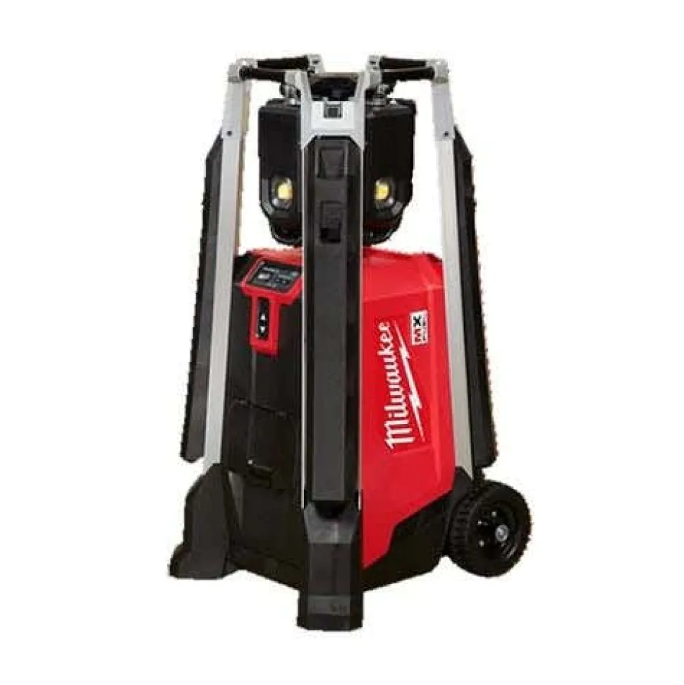 M18 FUEL Brushless Cordless 9" Cut-Off Saw W/ ONE-KEY 12Ah and MX Rocket Light Tower Bundle