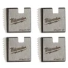 Milwaukee 1-1/2" Alloy NPT Portable Pipe Threading Dies (Set of 4) 48-36-1105