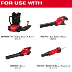Milwaukee Blower Tapered and Flat Nozzle Attachment Kit 49-16-2797